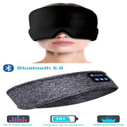 Wireless Bluetooth Headphones Headband Thin Soft Elastic Comfortable Music Ear Phones Eye Mask For Side Sleeper Sports