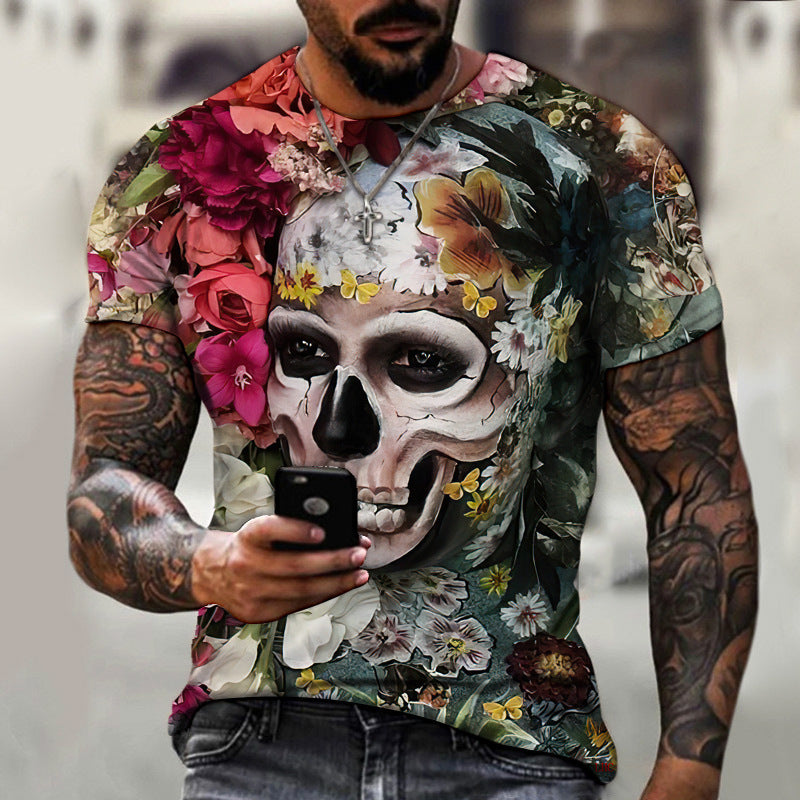 Summer Men's 3D T-shirt Short Sleeve