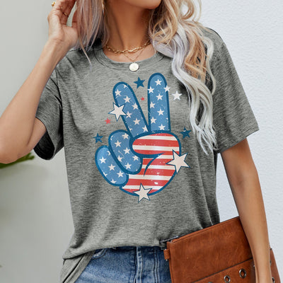 Independence Day Peace Sign T-shirt