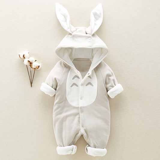 Cotton Padded Baby/Newborn Romper Hooded Bunny Onesie