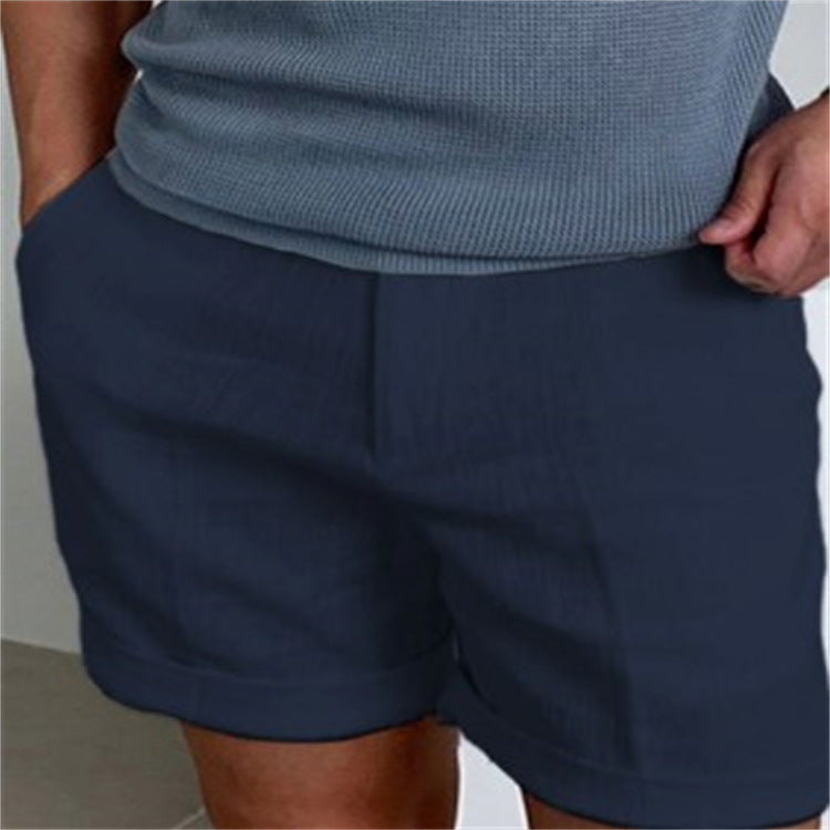 Men's Slant Pockets Pure Color Comfort Breathable Everyday Shorts