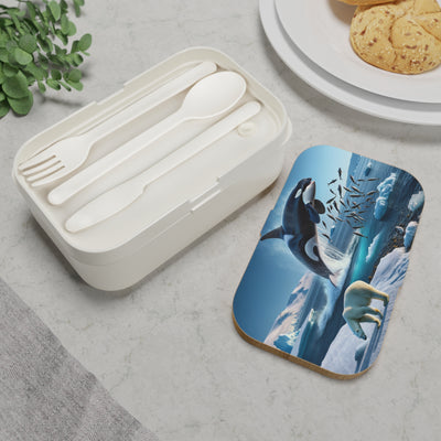 Arctic Ocean Scene Orca & Polar Bear Bento Lunch Box