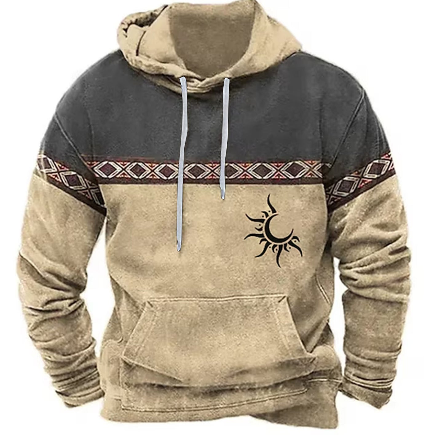 Men's Totem 3D Fashion Design Hoodie