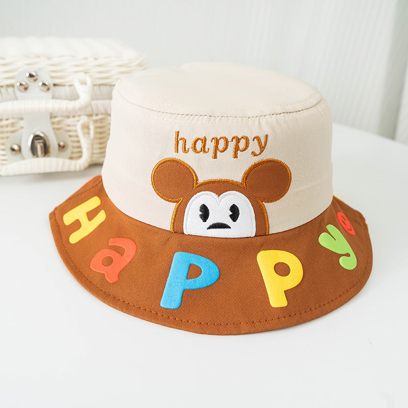 Bucket Hat for Children Thin Material worn in Spring - Summer - Fall  that's a Sun-proof Protection Hat