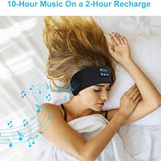 Wireless Bluetooth Headphones Headband Thin Soft Elastic Comfortable Music Ear Phones Eye Mask For Side Sleeper Sports