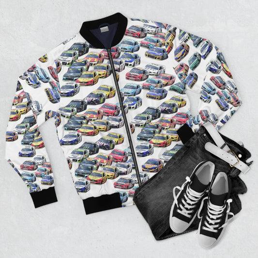 Men's Race Car Bomber Jacket