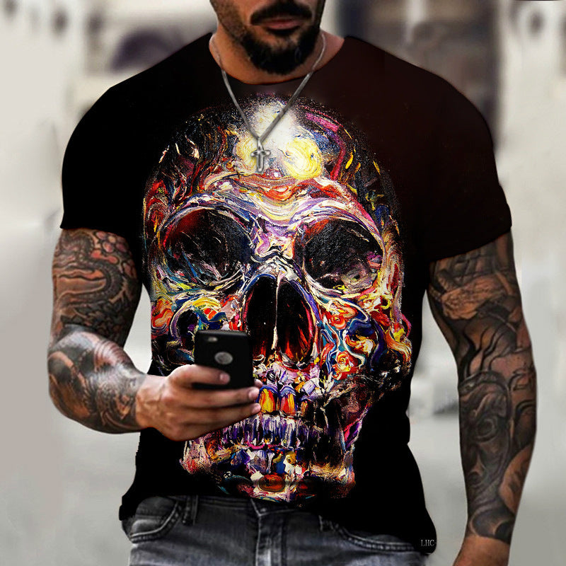 Summer Men's 3D T-shirt Short Sleeve