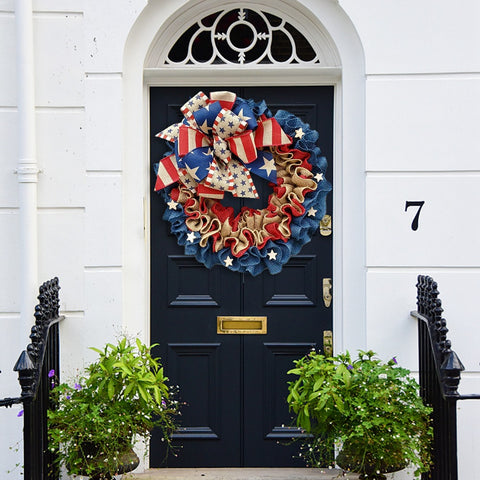 Independence Day Wreath Everyday Door Ornament Home Décor