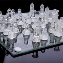 Elegant Glass Chess Set