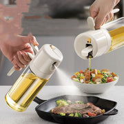 2 In 1 Oil Sprayer Bottle BBQ Cooking Oil Dispenser Olive Oil Pourers Sprayer Kitchen Baking Oil Mister Vinegar Bottle any Cooking Liquid