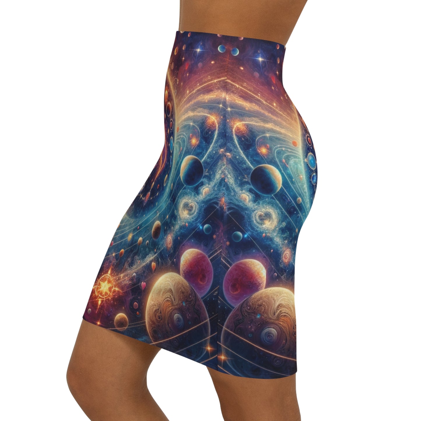 Cosmic Love the Galaxy Love Collection Women's Mini Skirt
