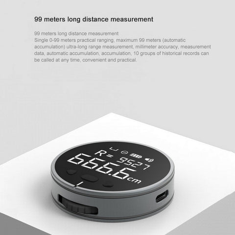 Distance Measuring Instrument - Electronic Measuring - Ruler-Tape Measurer - High Definition Digital LCD - Precision Measurements