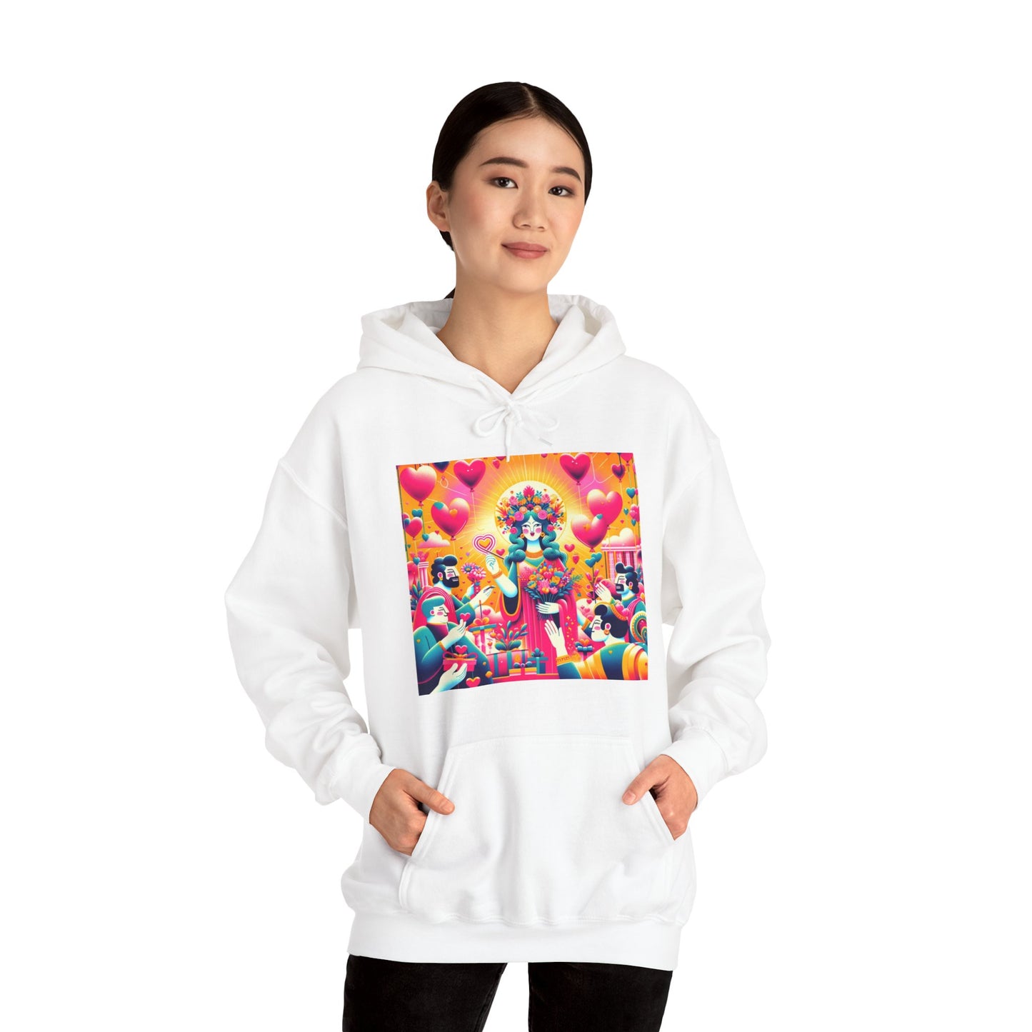 Love Goddess Admiration Unisex Heavy Blend™ Hooded Sweatshirt