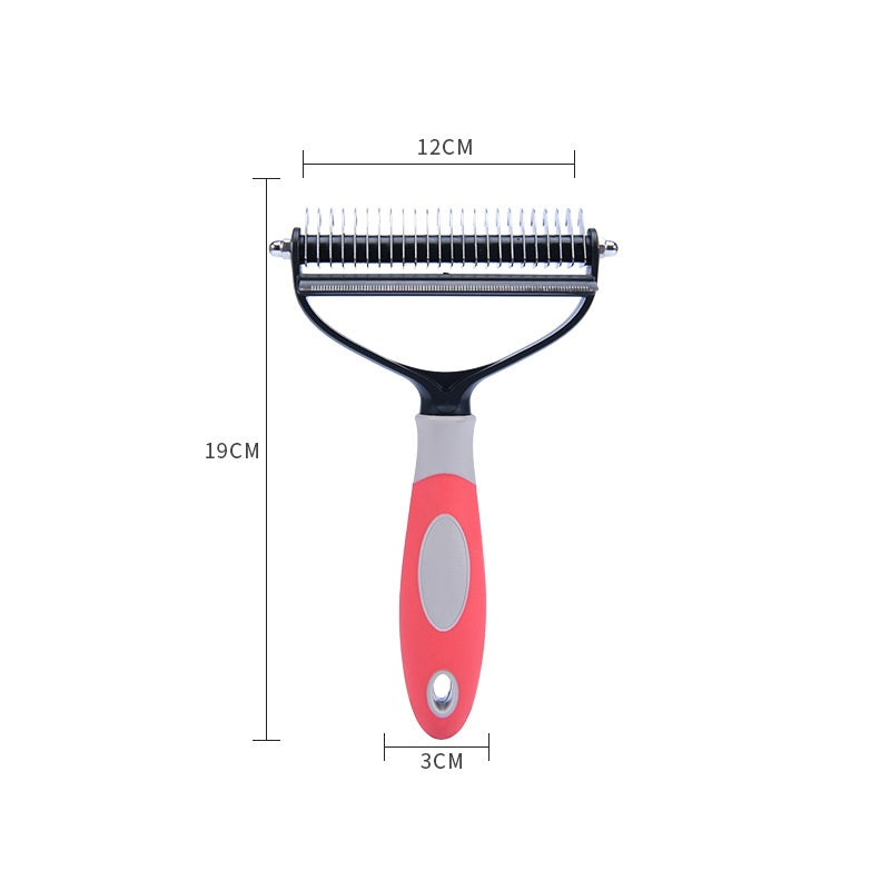 Dog And Cat Dual Purpose Comb For Removing Floating Hair And Dead Knots