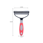 Dog And Cat Dual Purpose Comb For Removing Floating Hair And Dead Knots