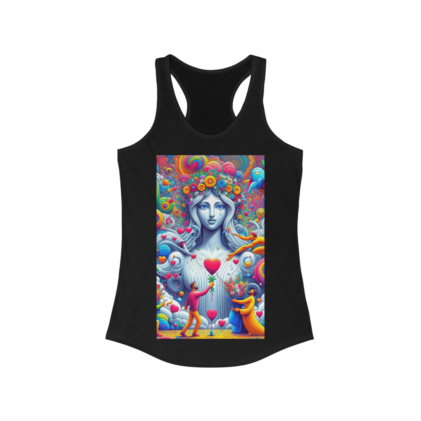 Obedient Love Goddess Women's Ideal Racerback Tank