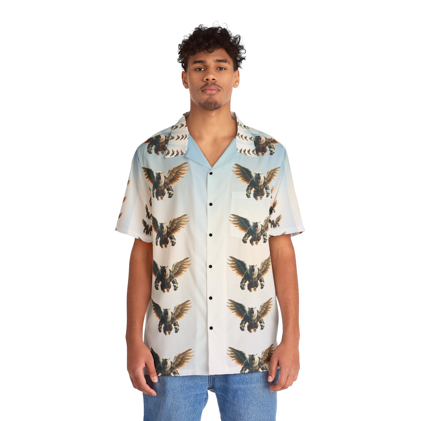 Guardian Polar Bear Men's Hawaiian Shirt