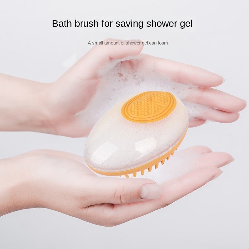 Dog Cat Bath Brush 2-in-1 Pet Spa Massage Comb Soft Silicone Pets Shower Hair Grooming Dog Cleaning Tool Pet Products