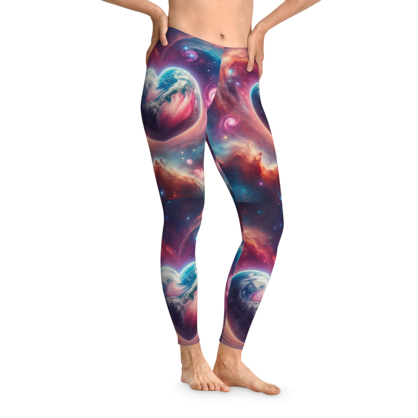 Earthly Cosmic Love the Galaxy Love Collection Stretchy Leggings