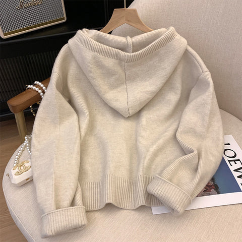 Women's Zip Knitted Sweater