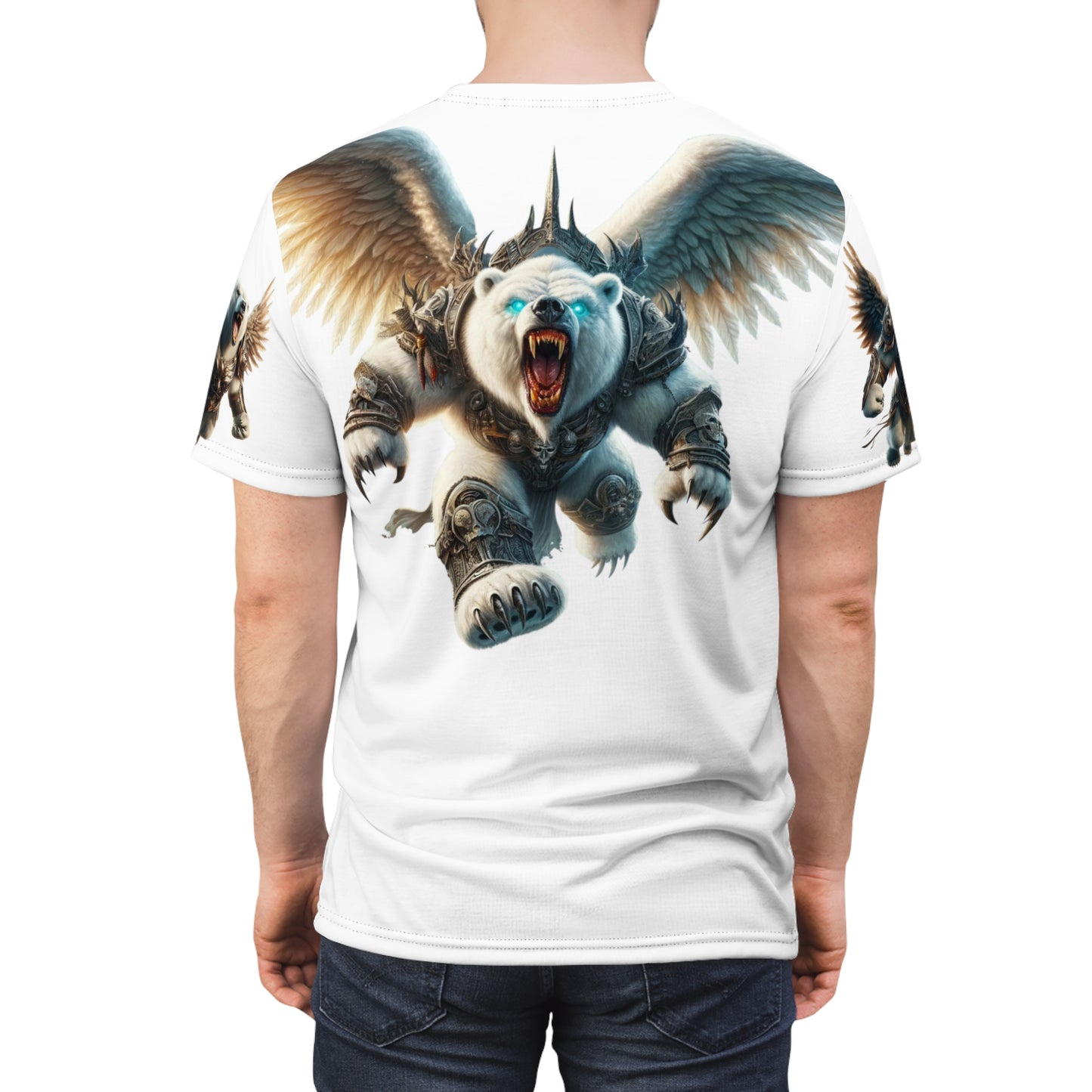 Guardian Wing Polar Bear Unisex Cut & Sew Tee