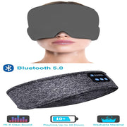 Wireless Bluetooth Headphones Headband Thin Soft Elastic Comfortable Music Ear Phones Eye Mask For Side Sleeper Sports