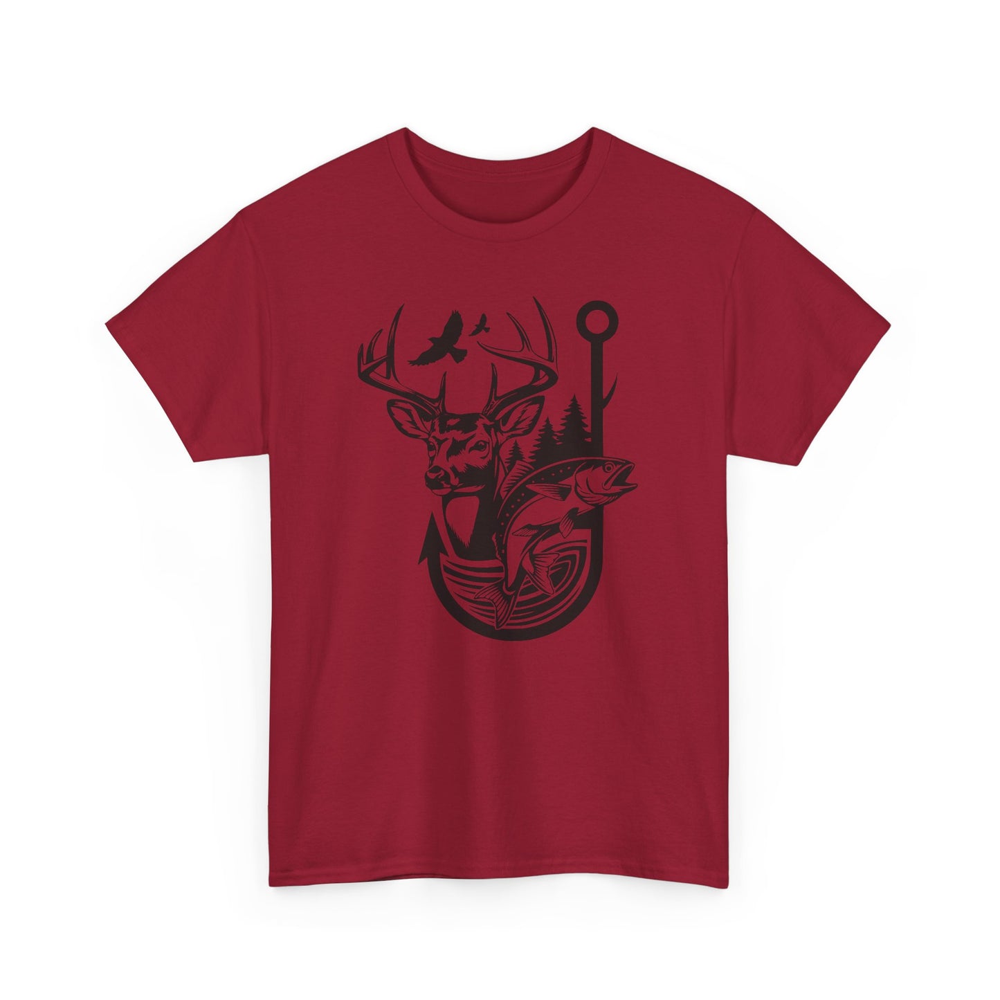 Outdoor Adventure Tee - Nature Inspired Unisex Heavy Cotton
