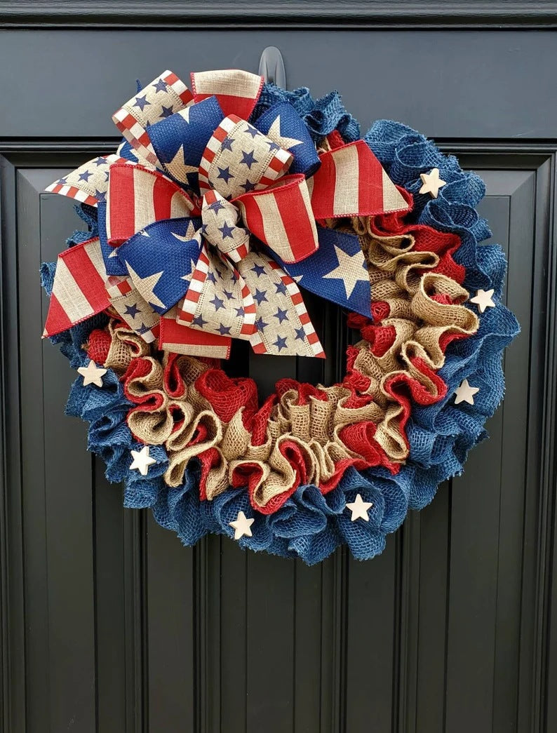 Independence Day Wreath Everyday Door Ornament Home Décor