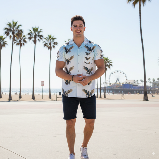 Guardian Polar Bear Men's Hawaiian Shirt