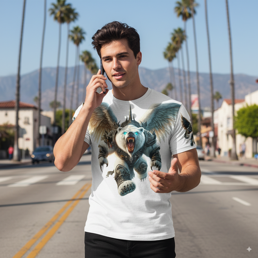 Guardian Wing Polar Bear Unisex t-Shirt