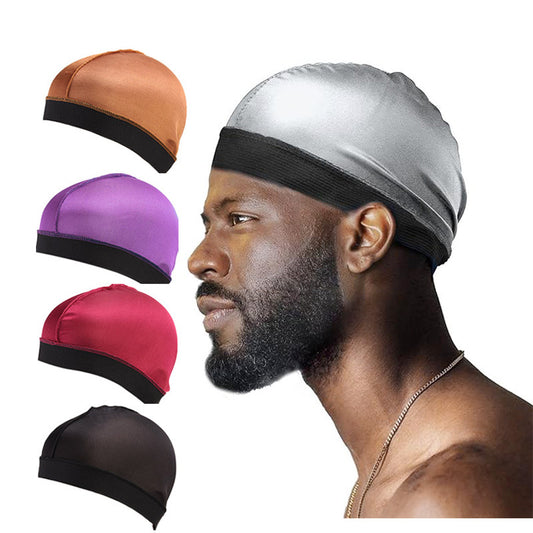 Wide Edge Elastic Wave Cap Durag