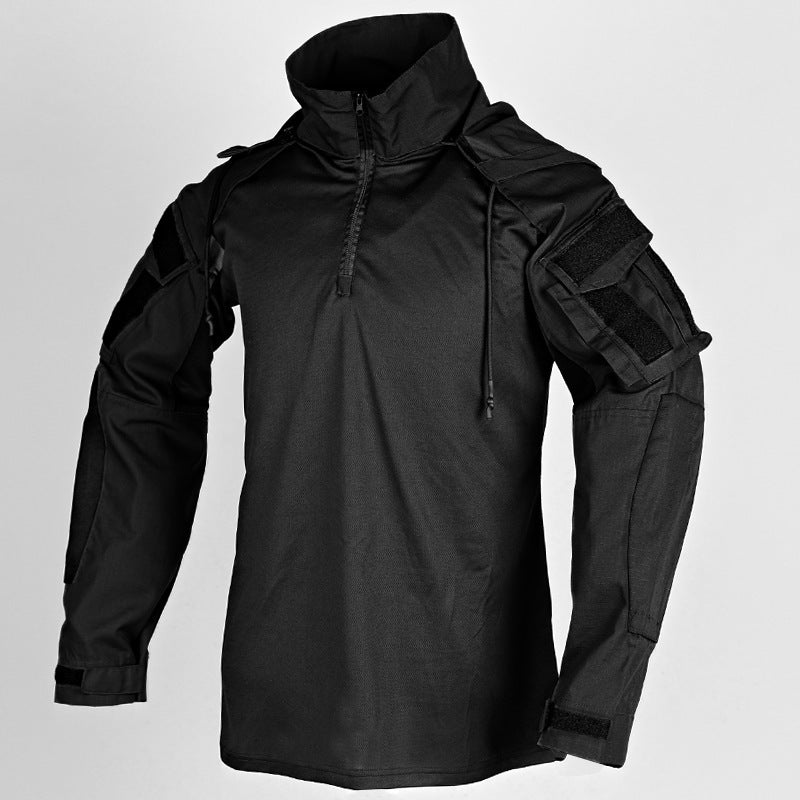 Spring - Summer -Fall - Winter All Year Long-sleeved Detachable Hood Shirt Comfortable Militant Outdoors Style Men's Clothing