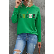 St. Patrick's Day Fashion Lucky Pullover Sweater Women's