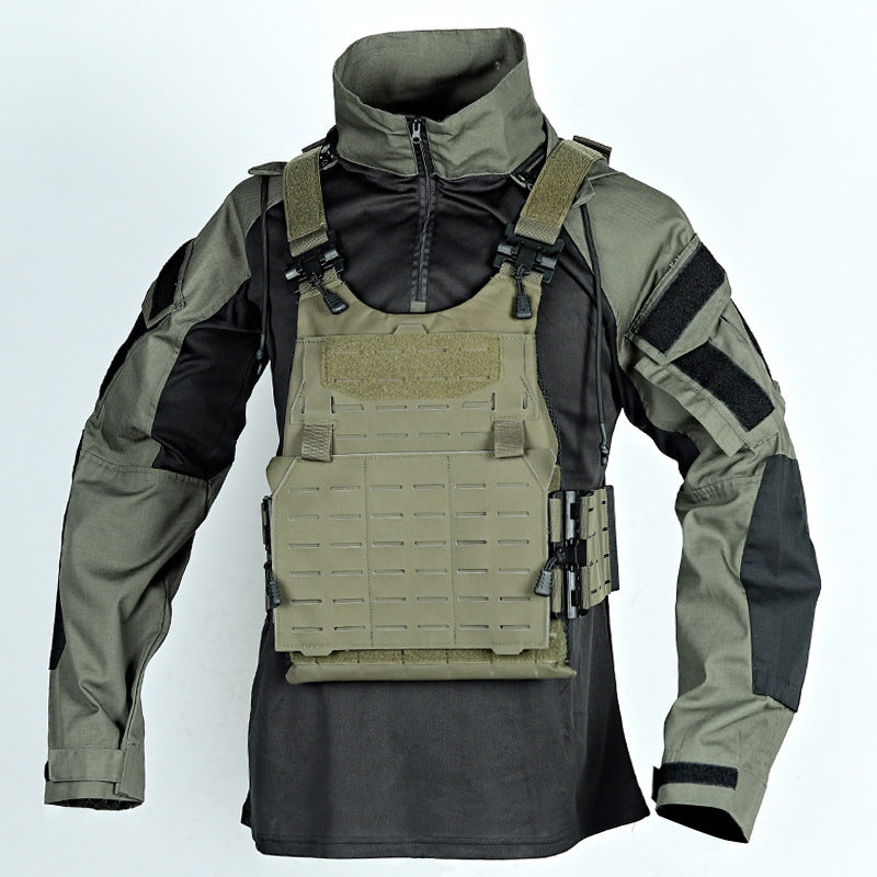 Spring - Summer -Fall - Winter All Year Long-sleeved Detachable Hood Shirt Comfortable Militant Outdoors Style Men's Clothing