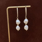 Freshwater Cultured Pearl Dangle Earrings