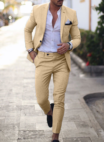 Men's Two-piece Suit - All Occasion's - Various Colors