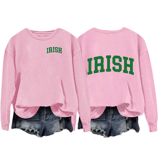 Women's Round Neck Pullover Long Sleeve