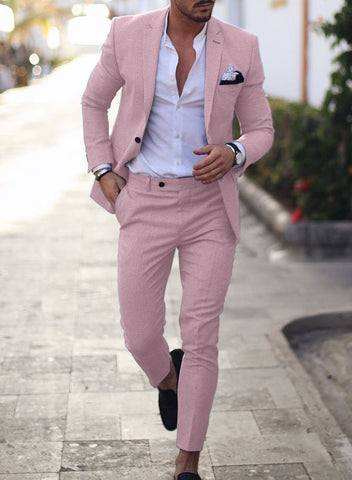 Men's Two-piece Suit - All Occasion's - Various Colors