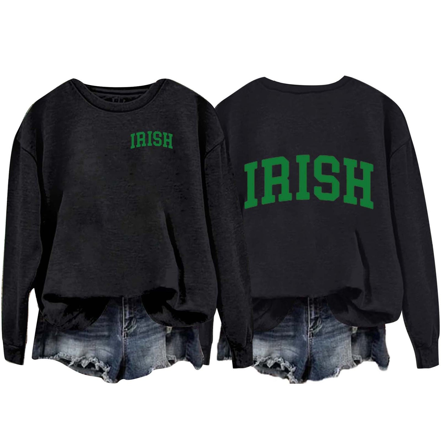 Women's Round Neck Pullover Long Sleeve