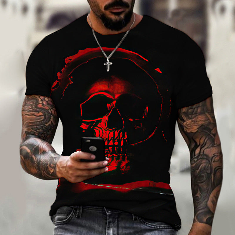 Summer Men's 3D T-shirt Short Sleeve