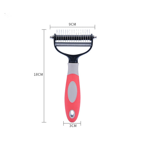 Dog And Cat Dual Purpose Comb For Removing Floating Hair And Dead Knots