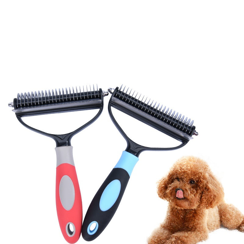 Dog And Cat Dual Purpose Comb For Removing Floating Hair And Dead Knots