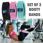 Workout Resistance Bands Loop Set Fitness Yoga Legs & Butt Workout Exercise Band