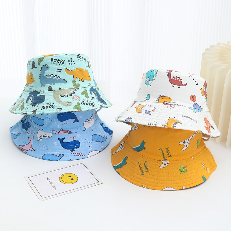 Bucket Hat for Children Thin Material worn in Spring - Summer - Fall  that's a Sun-proof Protection Hat