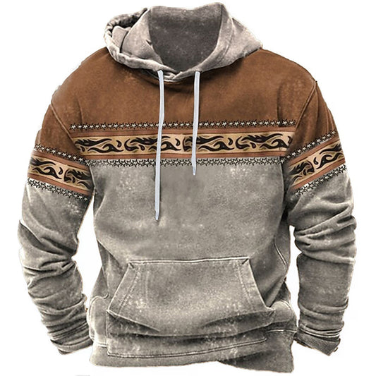 Men's Totem 3D Fashion Design Hoodie