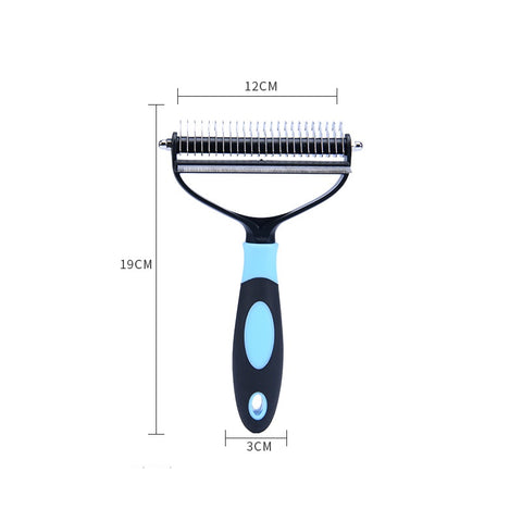 Dog And Cat Dual Purpose Comb For Removing Floating Hair And Dead Knots