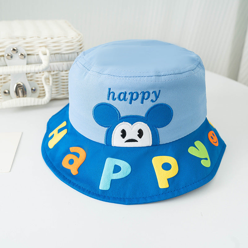 Bucket Hat for Children Thin Material worn in Spring - Summer - Fall  that's a Sun-proof Protection Hat