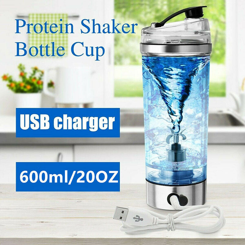 Home or Gym Drink Mixer - Electric Protein Shake Stirrer - USB Shake Bottle Milk - Coffee - All Drinks Blender Charging Electric Shaker Cup