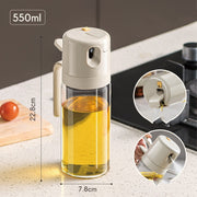 2 In 1 Oil Sprayer Bottle BBQ Cooking Oil Dispenser Olive Oil Pourers Sprayer Kitchen Baking Oil Mister Vinegar Bottle any Cooking Liquid