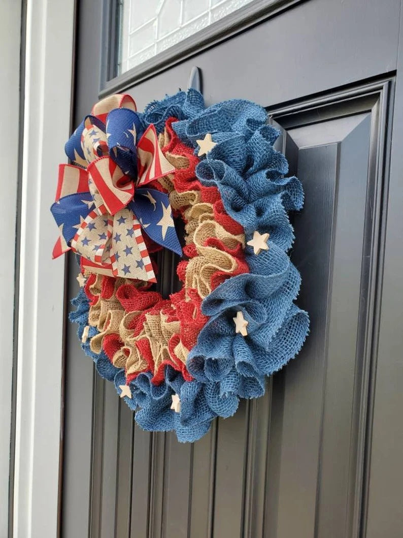 Independence Day Wreath Everyday Door Ornament Home Décor